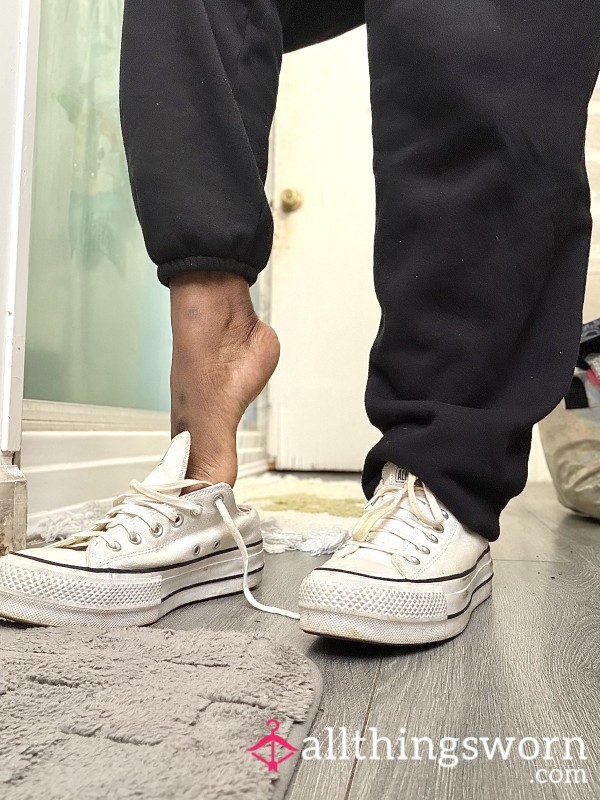 Destroyed Converse Shoes