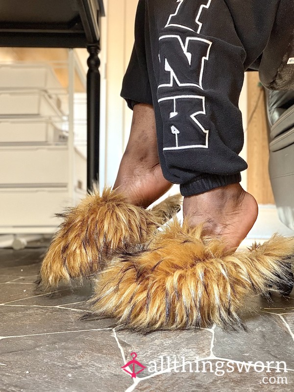 Faux Fur Slippers