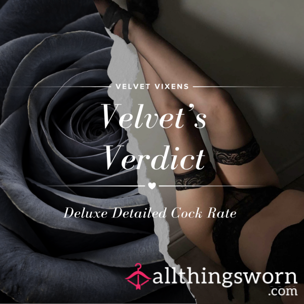Velvet’s Verdict ⋆ Deluxe Detailed C*ck Rate