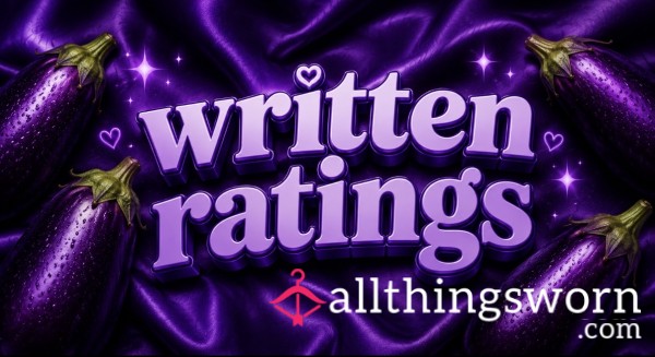 🍆Detailed Written D*ck Rating 💦