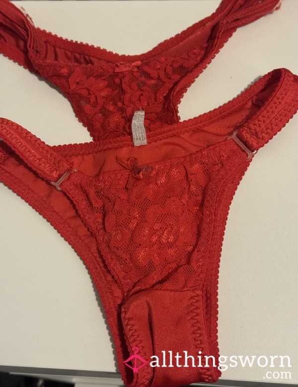 Devil Red Old Panties