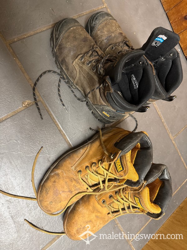 Dewalt Work Boots - Size 9 - Tradie (Brickie)
