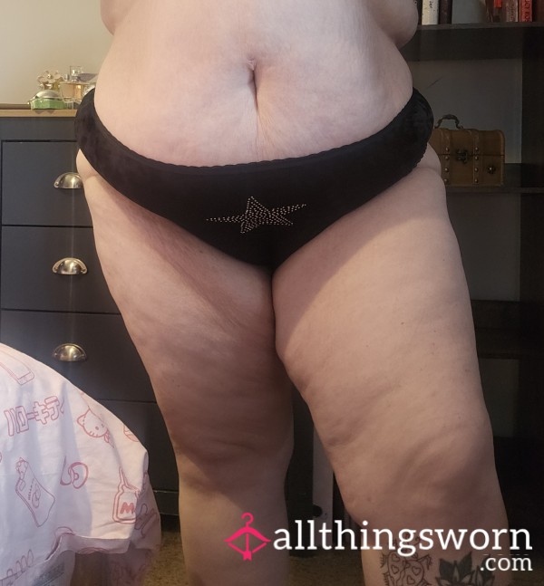 SALE - Diamanté & Velvet Thong ✨️