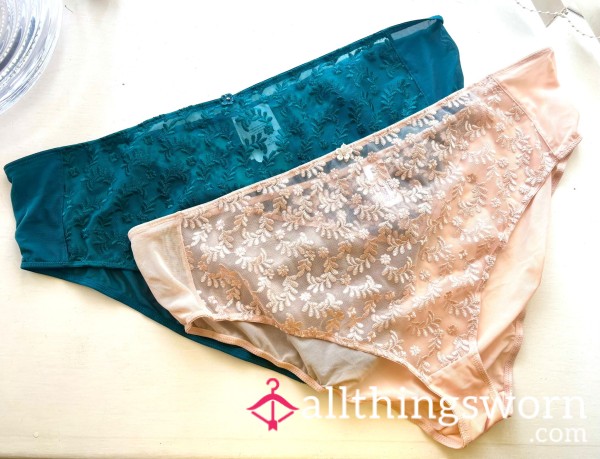 Diamanté Lace Briefs