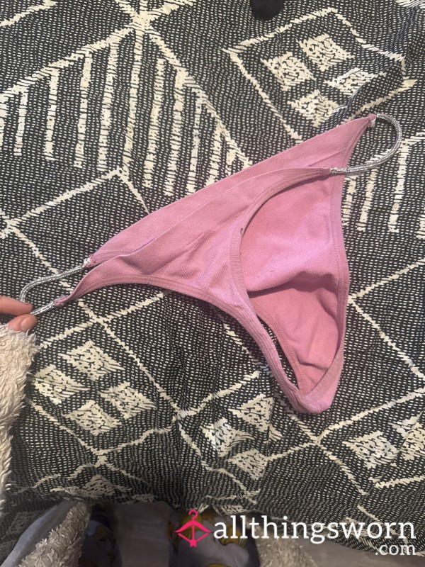 Diamond Drip – 1-Day Worn Thong 💎💖