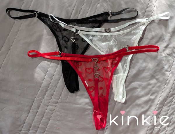 Diamonte Heart G String