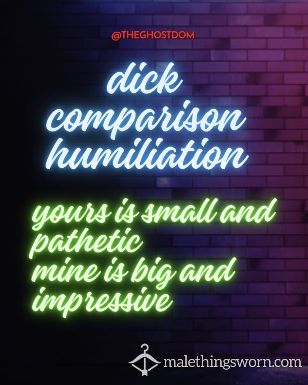 D*ck Comparison Humiliation