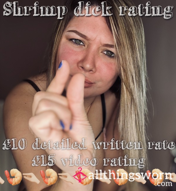 D*ck Or Shrimp Ratings 😈💦