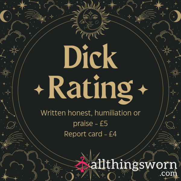 🌹 D*ck Rate Report Card