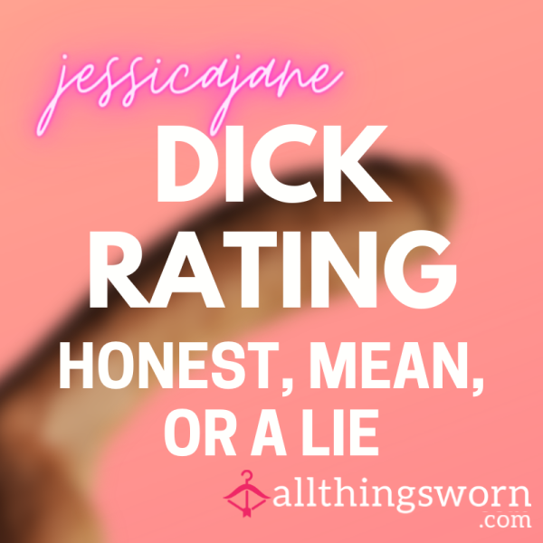 🍆 D*ck RATES ✍️🤓 Written $5 | Real Time Video Reaction $15 | Full Nude, Real Time Vid Reaction $25