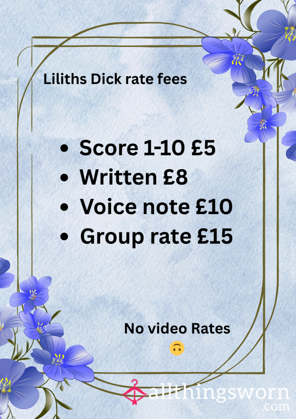 D*ck Rates