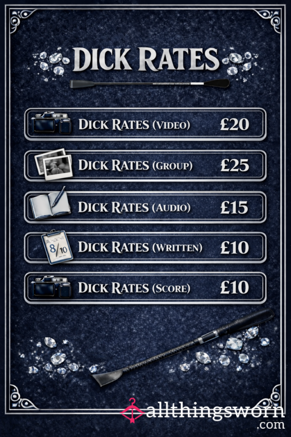 Let Me Rate Your 🍤🍆