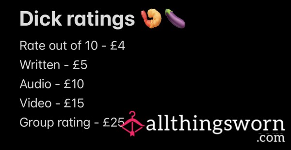 D*ck Rating