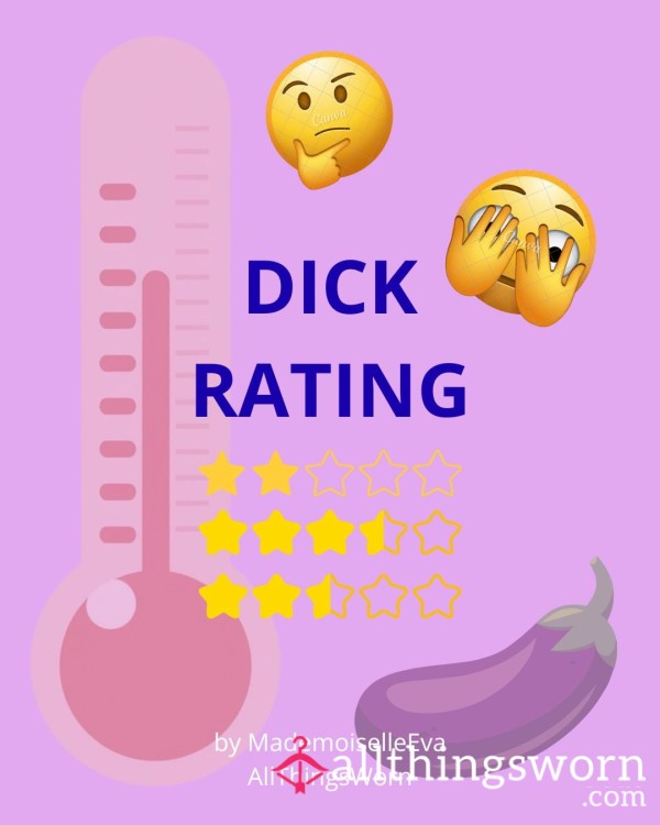 🧐 D*ck Rating 🫢