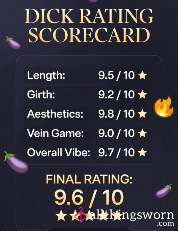 D*ck Rating