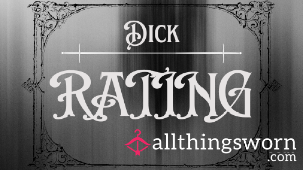 ⸸ D*ck Rating ⸸