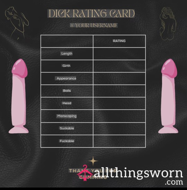 D*ck Rating