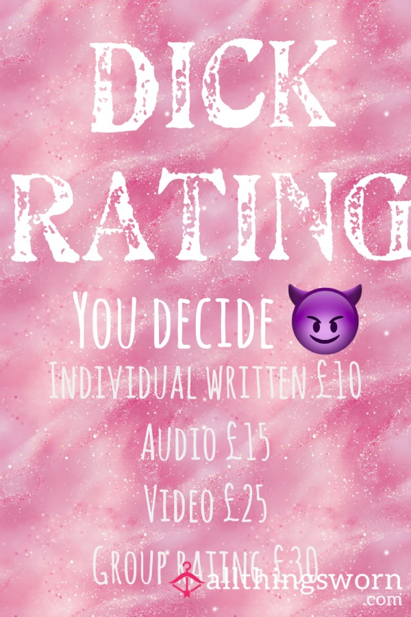 D*ck Rating 😈