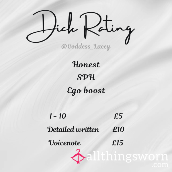 D*ck Rating