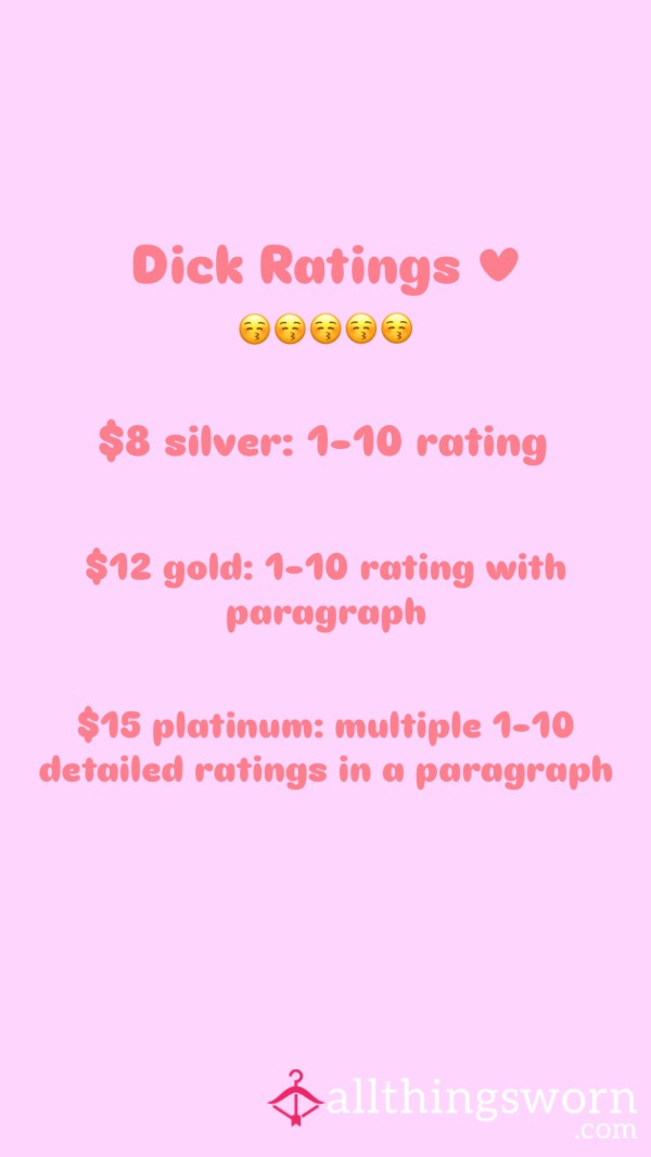D*ck Rating