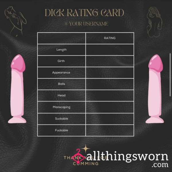 D*ck Rating