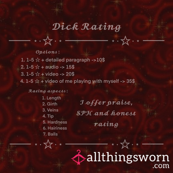 D*ck Rating