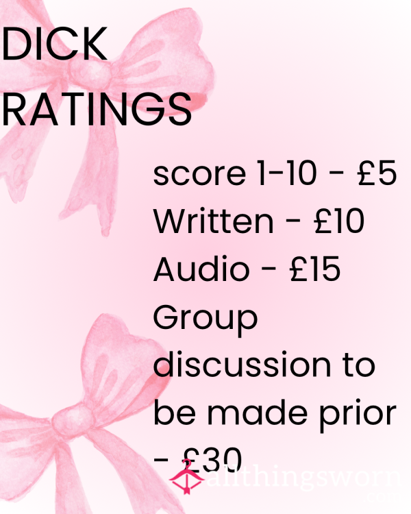 D*ck RATING