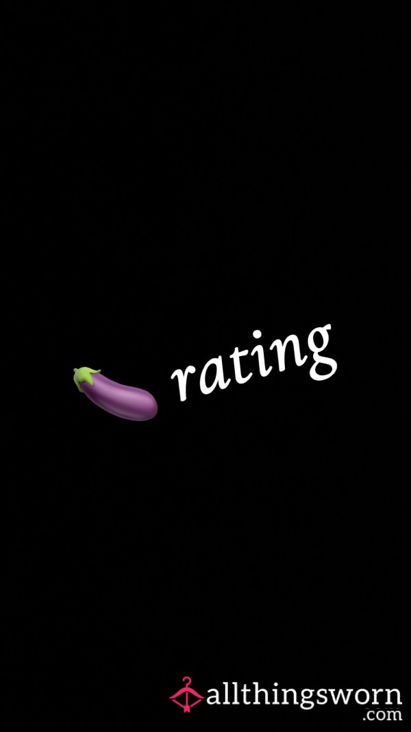 D*ck Rating🍆