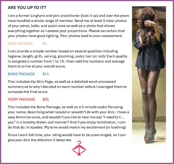 Transgender Domme Rates C*ck From Both Sides Of The Zipper