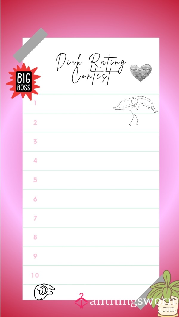 D*ck Rating Contest