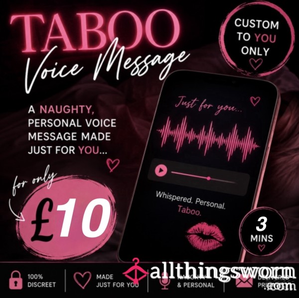 Recorded Voice Taboo (your Scenario)
