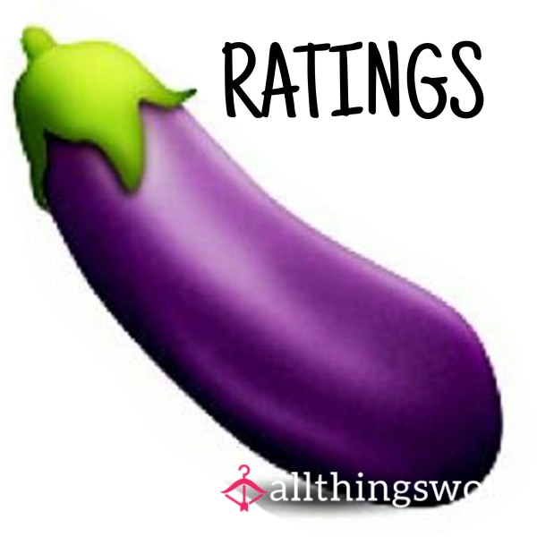 D*ck Rating: Written Or Video