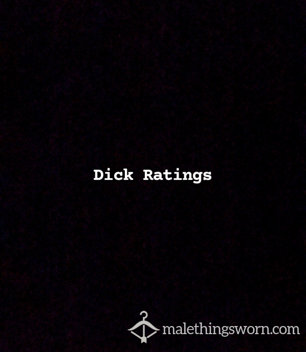 D*ck Ratings