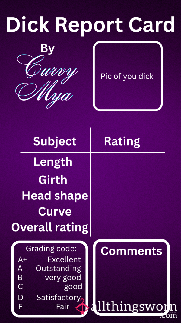 D*ck Ratings