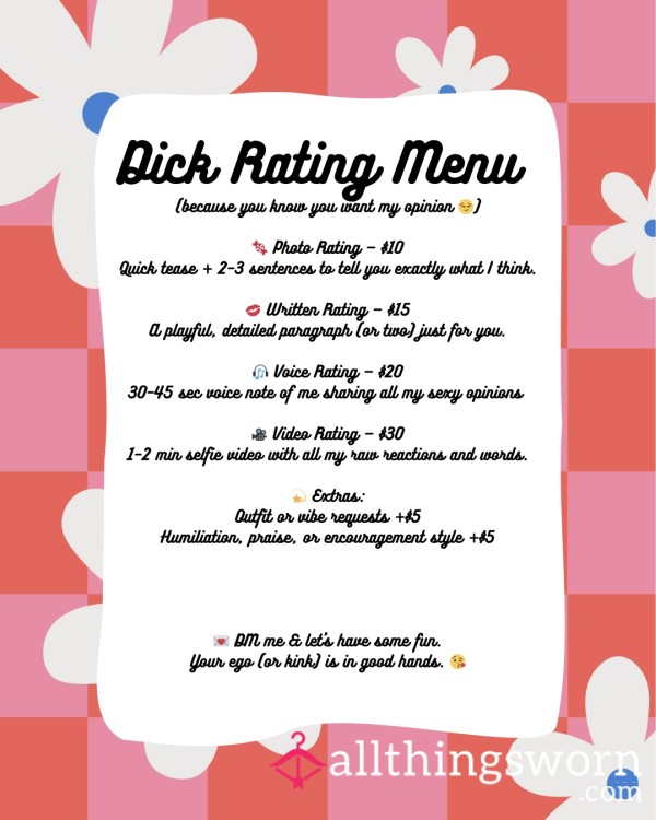 D*ck Ratings 🍆💦