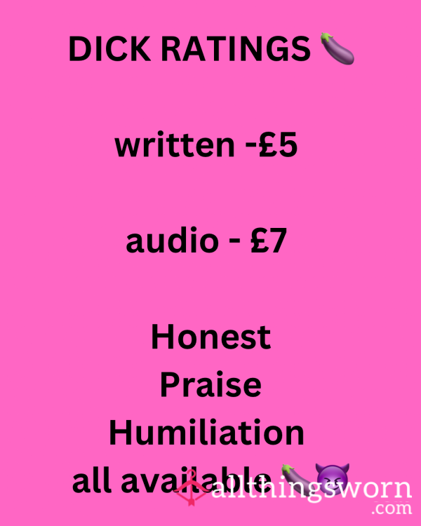 D*ck Ratings