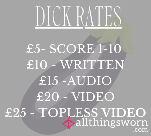 D*ck Ratings 😈