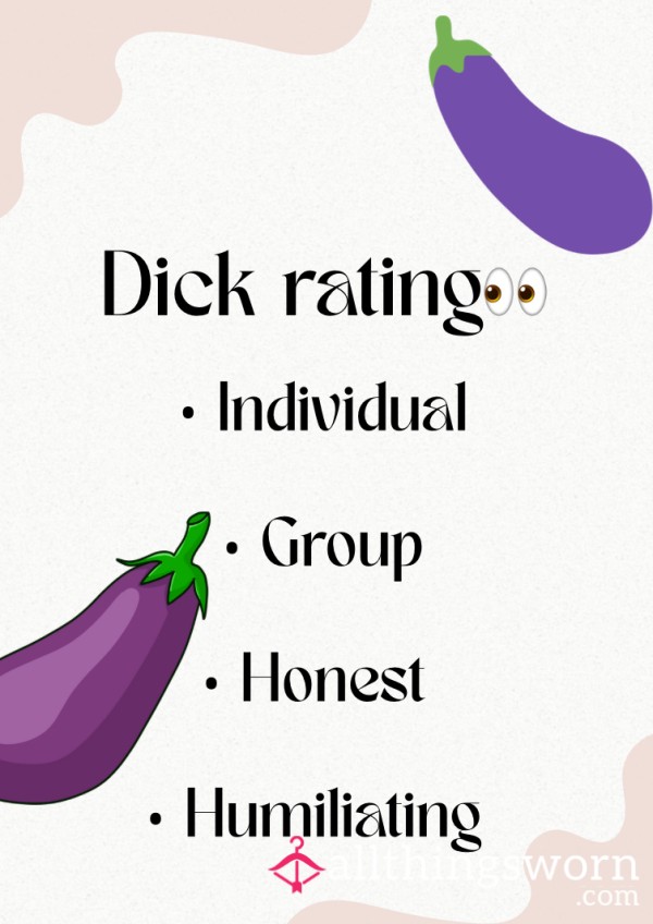 D*ck Ratings