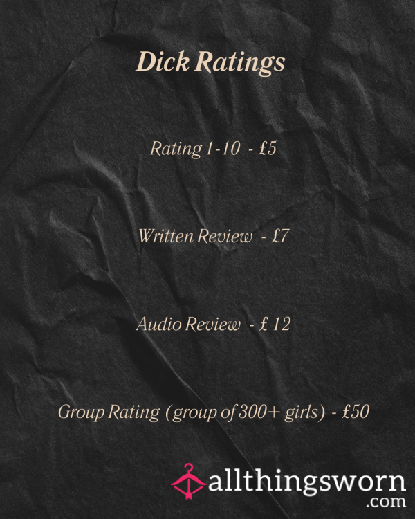 D*ck Ratings