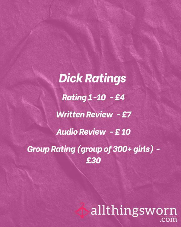 D*ck Ratings