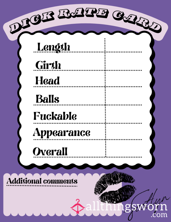 D*ck Ratings