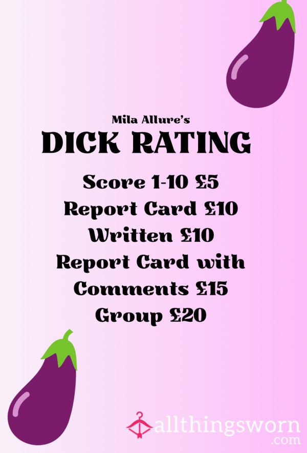 D*ck Ratings