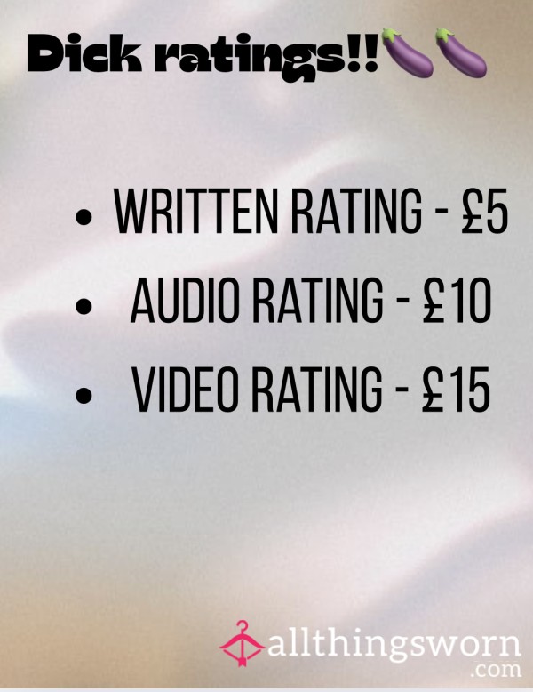D*ck Ratings