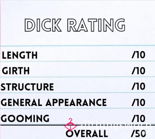 D*ck Ratings