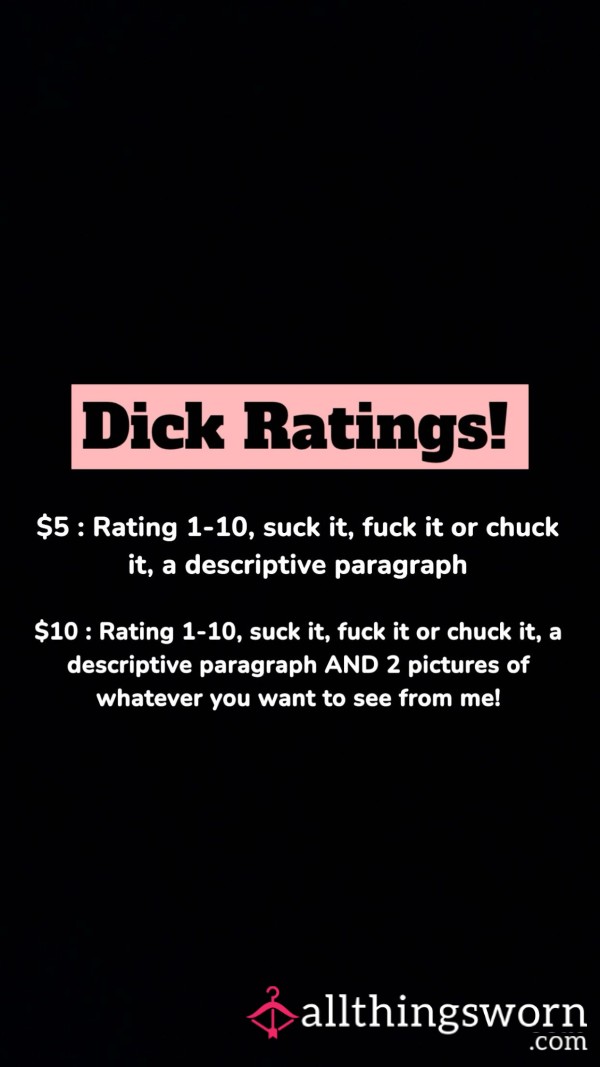 D*ck Ratings