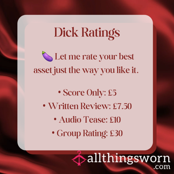 D*ck Ratings