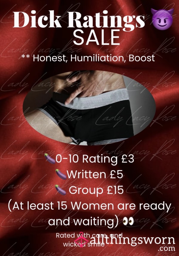 D*ck Ratings Available