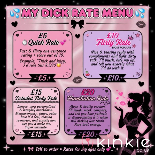 💦 D*ck Ratings By Fifi 😈 | Rate My D*ck | Flirty & Humiliation Options