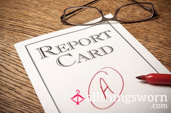 D*ck Report Card