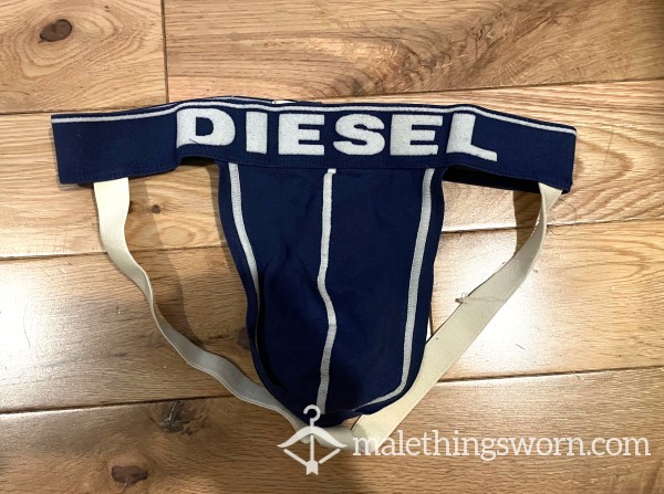 Diesel Menswear Navy Jockstrap (M) Ready To Be Customised For You!